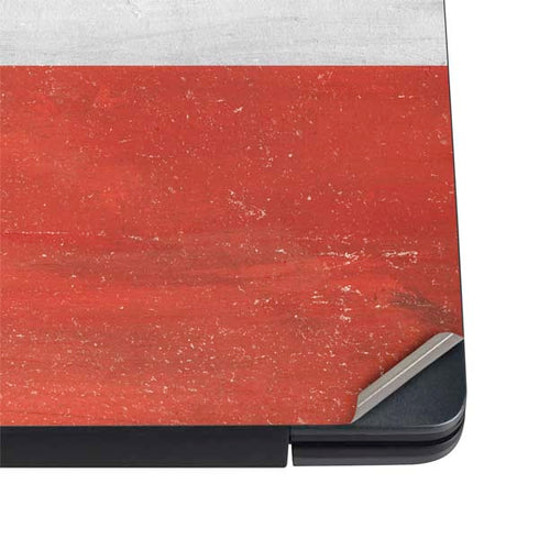Poland Flag Distressed Dell Vostro Skin